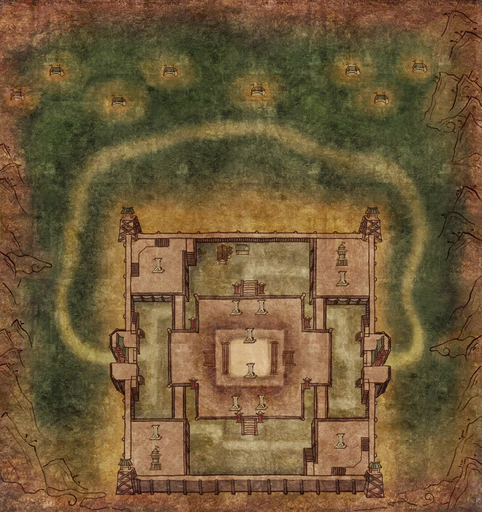 Map of Bandit Fortress