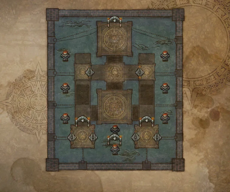 Map of Score (M) - Pyramid Of The Moon