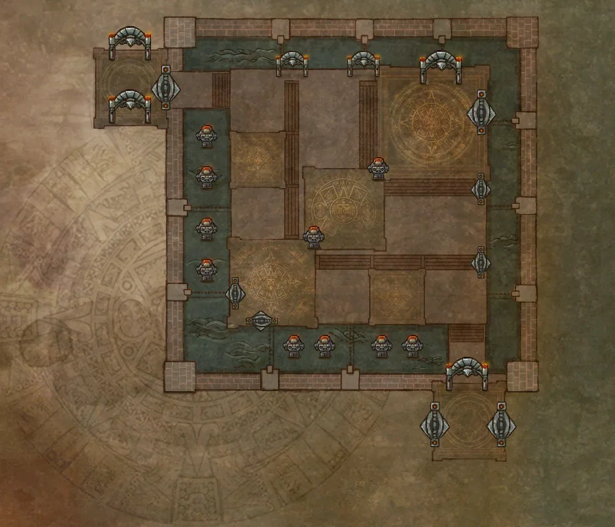 Map of Score (L) - Pyramid Of The Sun